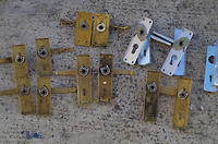 a box of door handles