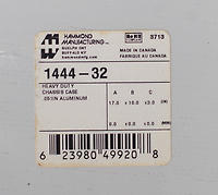 Hammond 1444-32 aluminium chassis