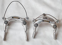 Vintage Raleigh Weinann bicycle brakes and levers